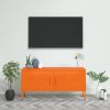 TV Stand Orange 41.3"x13.8"x19.7" Steel