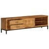 TV Stand Solid Wood Mango 55.1"x11.8"x15.7"