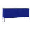 TV Stand Navy Blue 41.3"x13.8"x19.7" Steel