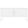 TV Stand White 41.3"x13.8"x19.7" Steel