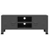 Industrial TV Stand Anthracite 41.3"x13.8"x16.5" Metal