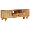 Hand Carved TV Stand 47.2"x11.8"x15.7" Solid Wood Reclaimed