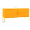 TV Stand Mustard Yellow 41.3"x13.8"x19.7" Steel