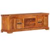 TV Stand 46.9"x11.8"x15.7" Solid Wood Acacia