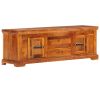 TV Stand 46.9"x11.8"x15.7" Solid Wood Acacia