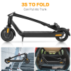 500W Electric balance scooter.  25 km/h speed portable folding USB mobile phone charging load 120kg climb 15° range 30km LED lighting