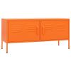 TV Stand Orange 41.3"x13.8"x19.7" Steel