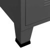 Industrial TV Stand Anthracite 41.3"x13.8"x16.5" Metal