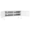 TV Stand White 41.3"x13.8"x19.7" Steel