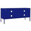 TV Stand Navy Blue 41.3"x13.8"x19.7" Steel