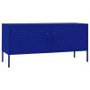 TV Stand Navy Blue 41.3"x13.8"x19.7" Steel