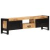 TV Stand 55.1"x11.8"x15.7" Rough Mango Wood