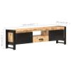 TV Stand 55.1"x11.8"x15.7" Rough Mango Wood