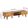 TV Stand 57.1"x13.8"x13.8" Solid Wood Acacia