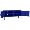 TV Stand Navy Blue 41.3"x13.8"x19.7" Steel