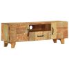 Hand Carved TV Stand 47.2"x11.8"x15.7" Solid Wood Reclaimed