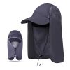 VisBeaut Sun Hat; Fishing Cap; Baseball Cap; Neck Cover With Face Mask For Outdoor Sports