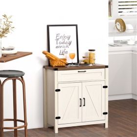 Kitchen Sideboard/ Storage cabinet/Coffee Bar Cabinet (Color: as picture)