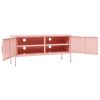 TV Stand Pink 41.3"x13.8"x19.7" Steel